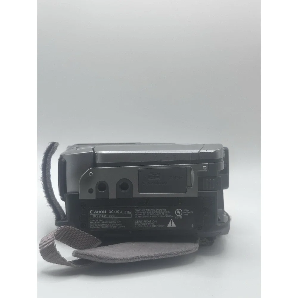 Canon DC410 DVD Camcorder 41x Advanced Zoom SDHC Untested For Parts / Repair